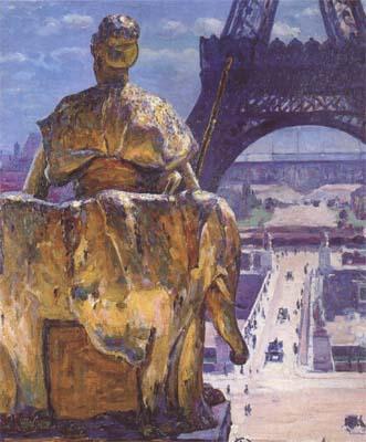 Louis Welden Hawkins THe Eiffel Tower,Seen from the Trocadero (mk06)